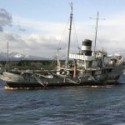 Migrant ships in Circle of Cranes